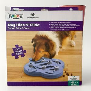 Outward Hound Dog Hide N' Slide Interactive Treat Puzzle Level 2 Intermediate